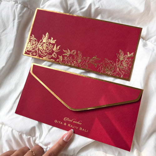 Money Envelopes- Classics- Crimson Gild