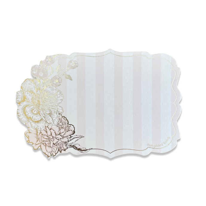 Flat Tags- Vintage Floral- Pack of 10 [NON-CUSTOMISED]