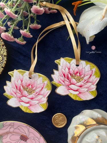 Folded Tags - Gilded Lotus- Pack of 20, 50 & 100 [CUSTOMISED]