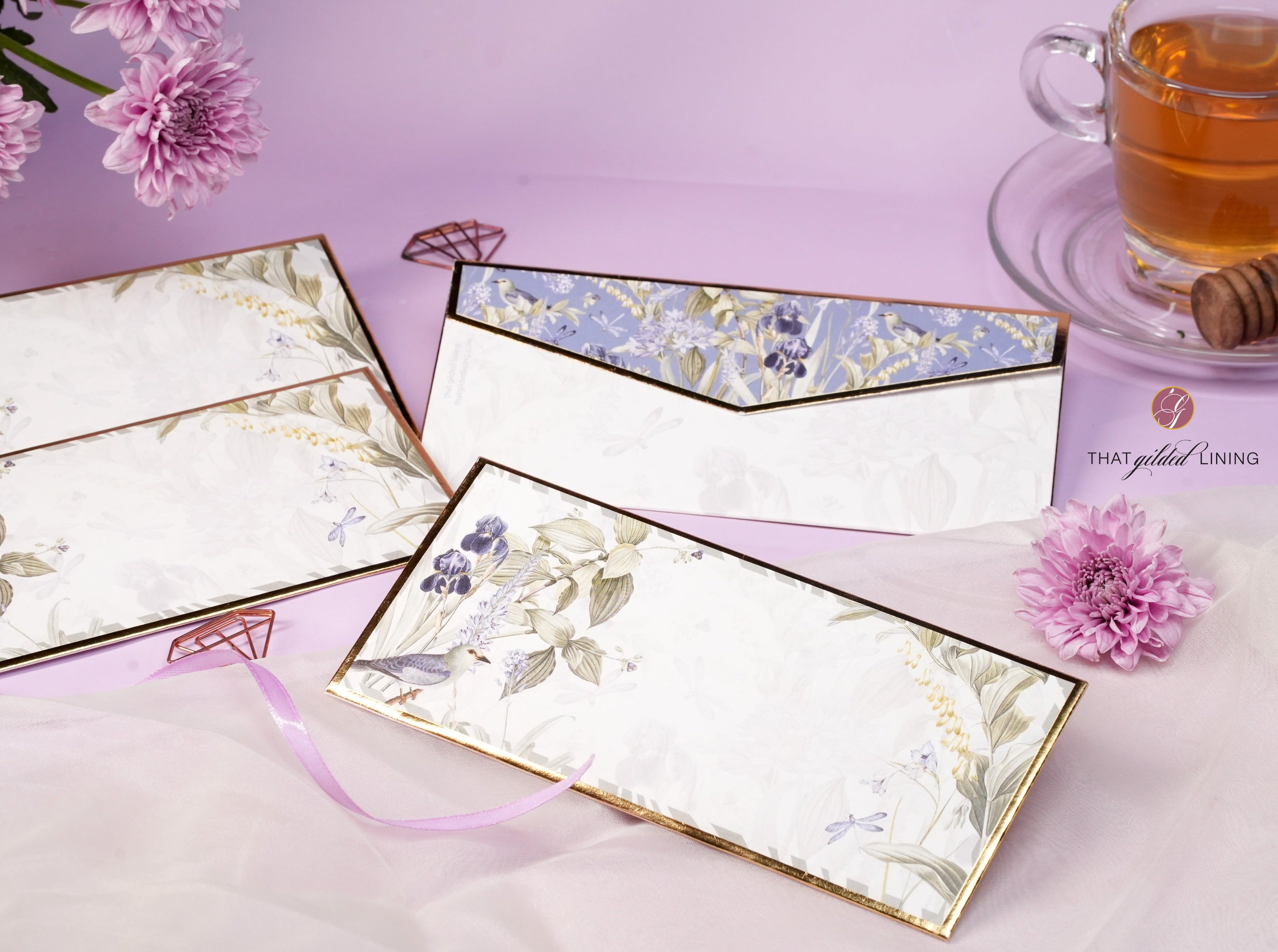 Money Envelopes- Monaco- Pack of 10 [NON-CUSTOMISED] - That Gilded Lining by Pretty Gilded