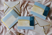 Folded Notecards- Art- Pack of 10 and 20 - That Gilded Lining by Pretty Gilded