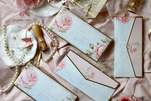Money Envelopes- Versailles- Pack of 10 [NON-CUSTOMISED] - That Gilded Lining by Pretty Gilded