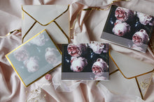Folded Notecards- Dark Love- Pack of 10 and 20 - That Gilded Lining by Pretty Gilded